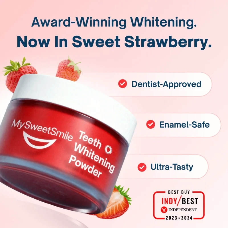 Strawberry Teeth Whitening Powder - Image 6